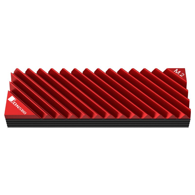 Пасивен охладител Jonsbo M.2 SSD, оребрен