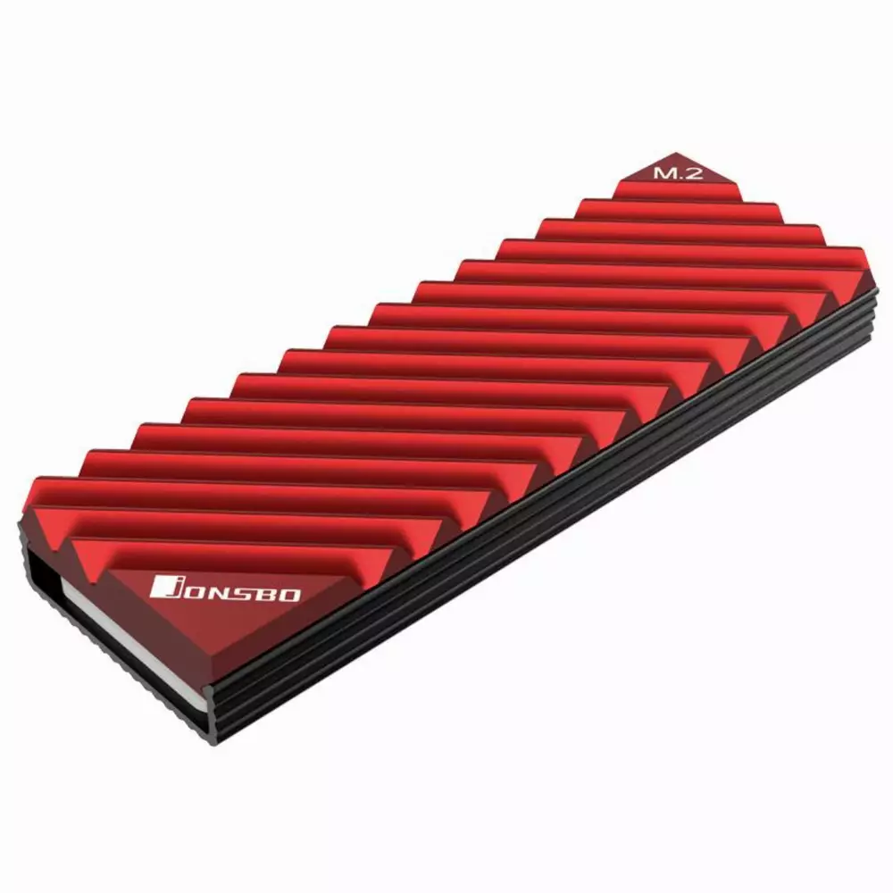 Пасивен охладител Jonsbo M.2 SSD, оребрен
