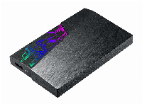 Външен диск Asus FX HDD 1TB USB 3.1 Gen1 256-bit AES Encryption Aura Sync RGB