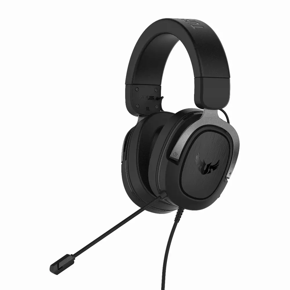 Геймърски слушалки ASUS TUF Gaming H3 Gun Metal 7.1 Virtual surround sound