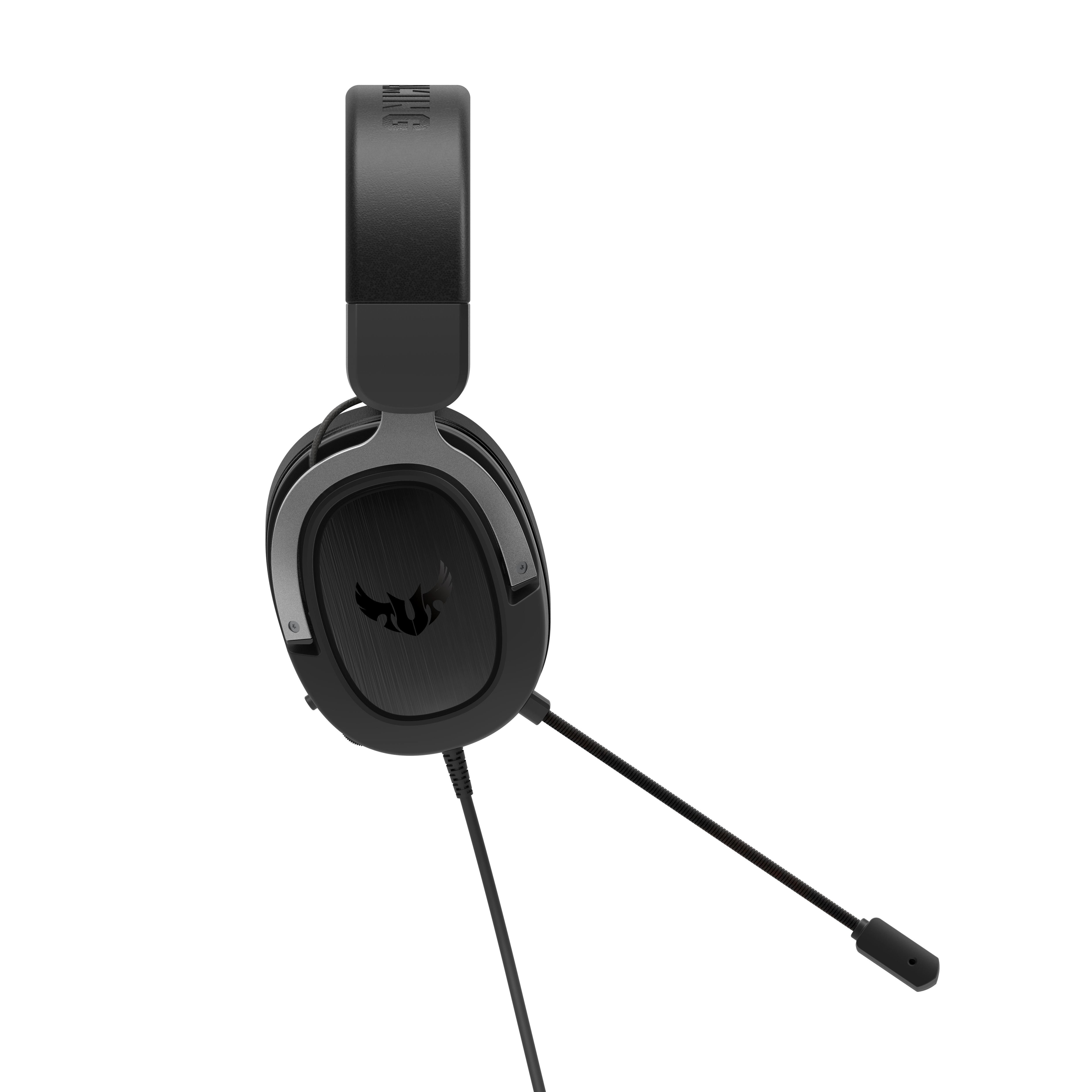 Геймърски слушалки ASUS TUF Gaming H3 Gun Metal 7.1 Virtual surround sound