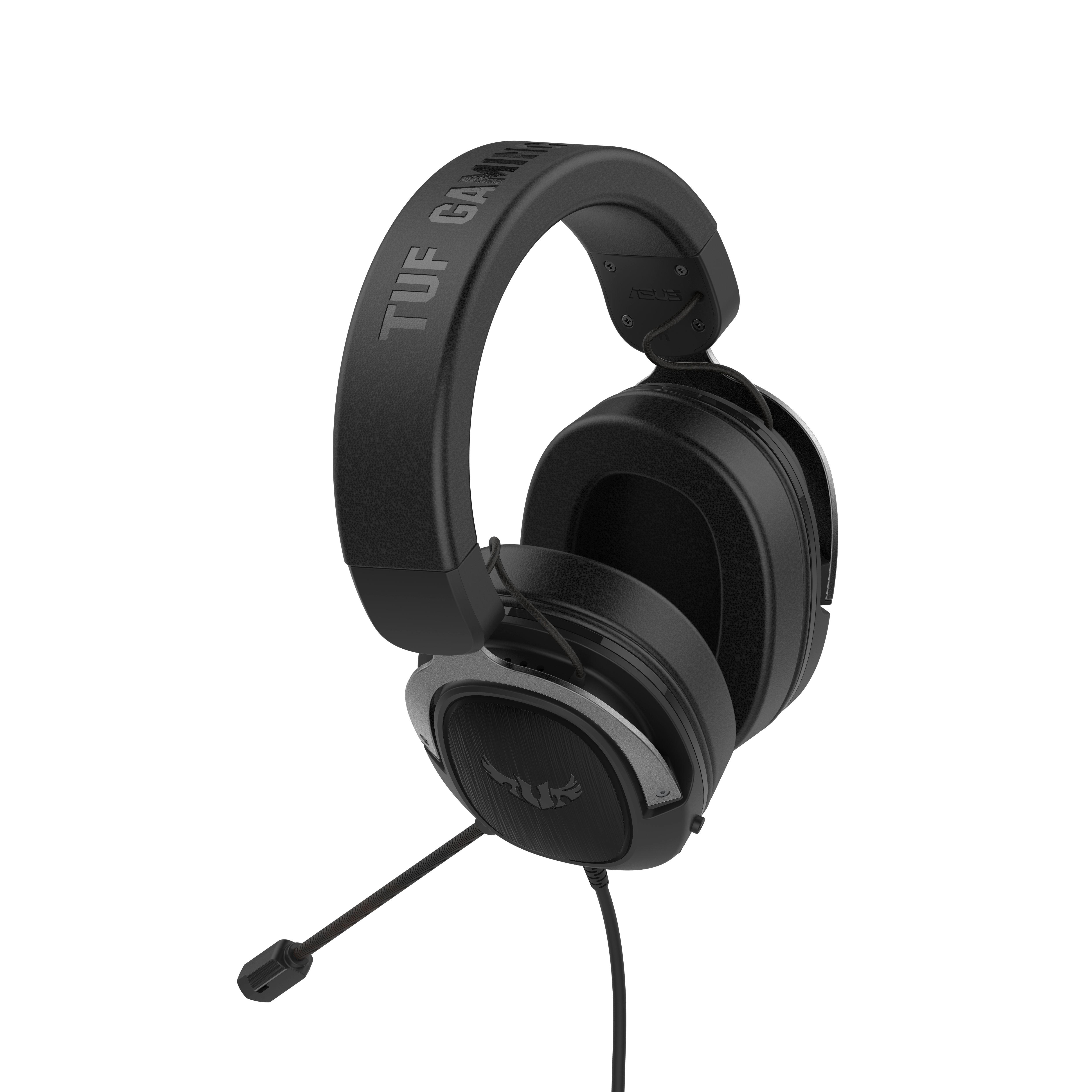 Геймърски слушалки ASUS TUF Gaming H3 Gun Metal 7.1 Virtual surround sound