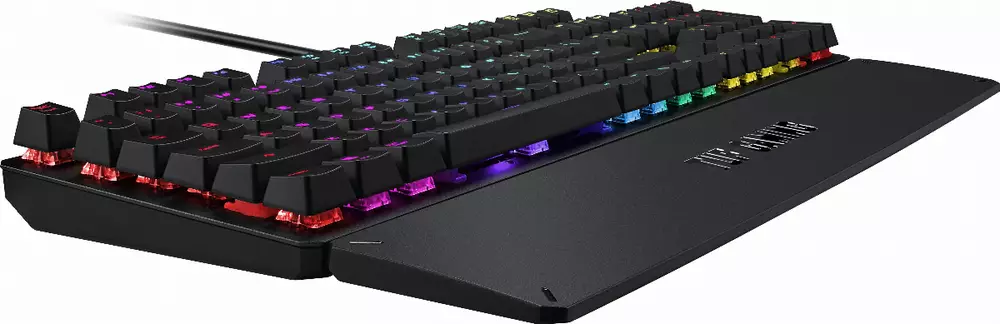 Геймърска механична клавиатура ASUS TUF Gaming K3 RGB, Red switch, Aura sync - 90MP01Q0-BKUA00