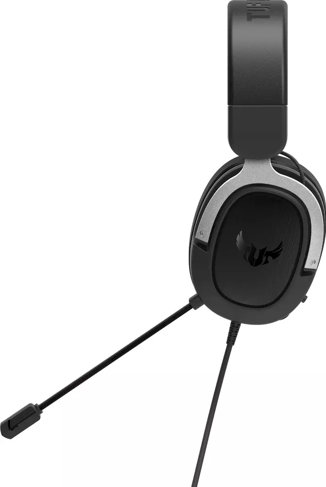 Геймърски слушалки ASUS TUF Gaming H3 Silver 7.1 Virtual surround sound