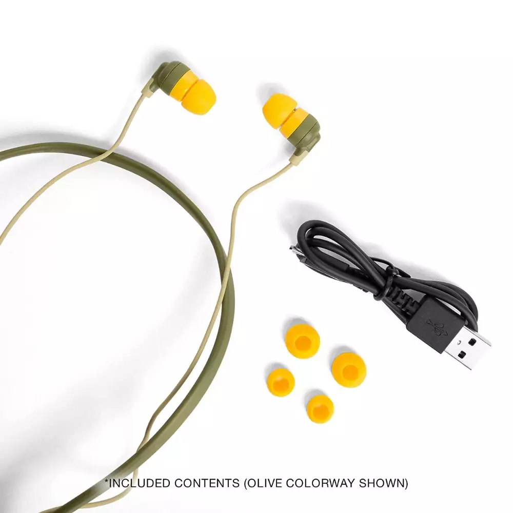 Блутут слушалки тапи Skullcandy INKD + Wireless, Зелен