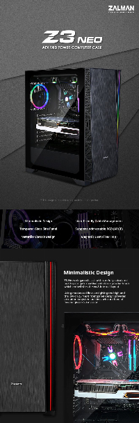 Кутия Zalman Z3 NEO aRGB ATX Case