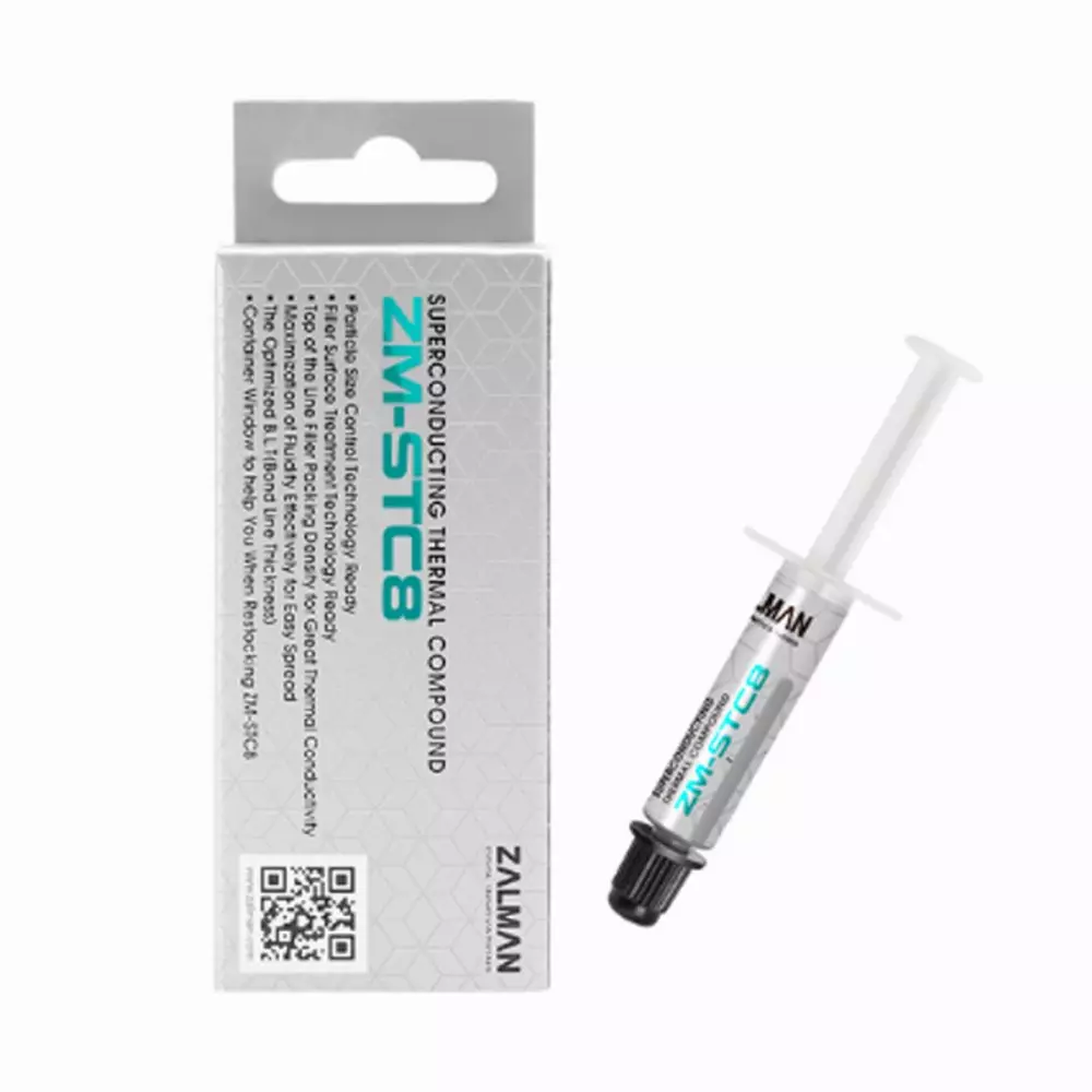 Термо паста Zalman STC8 Thermal compound 8.3W/mK 1.5g 