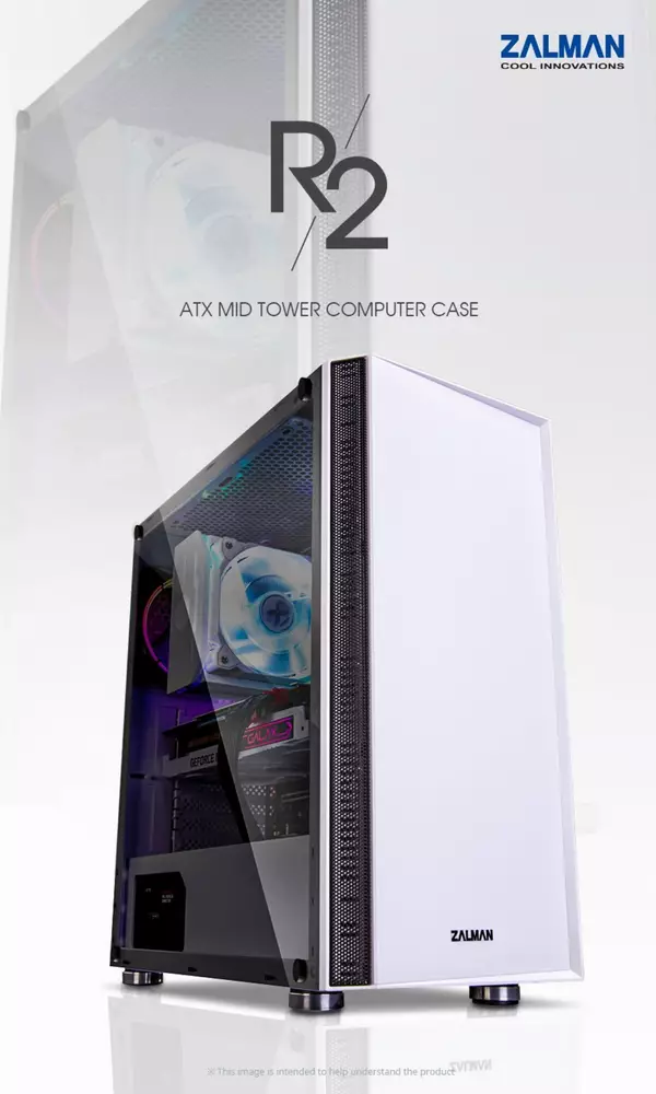 Кутия Zalman R2 WHITE ATX CASE