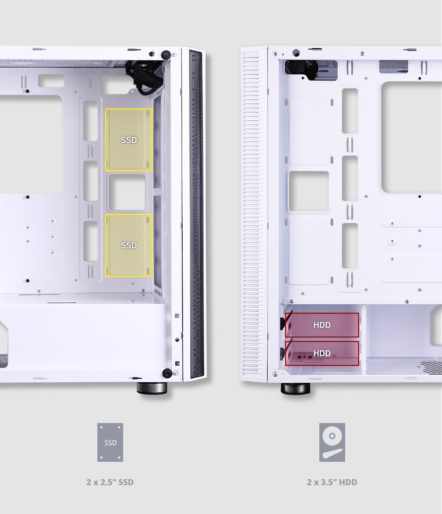 Кутия Zalman R2 WHITE ATX CASE