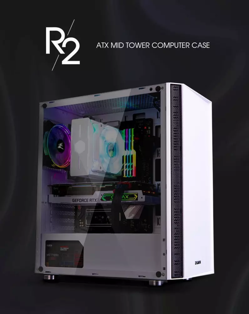 Кутия Zalman R2 WHITE ATX CASE