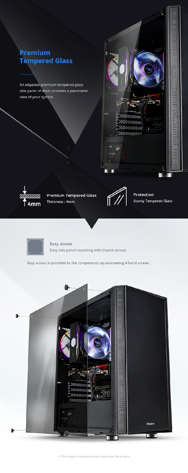 Кутия Zalman R2 BLACK ATX Case