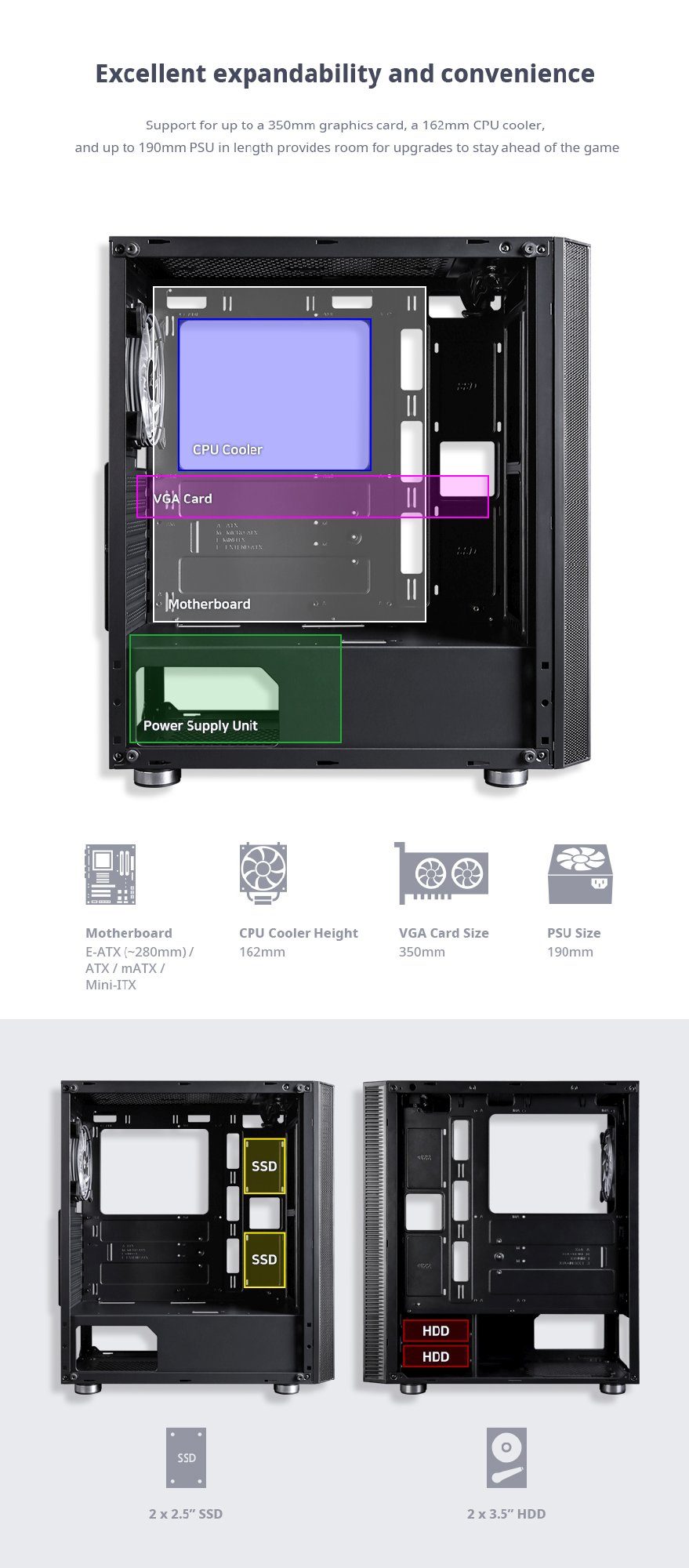 Кутия Zalman R2 BLACK ATX Case