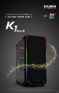 Кутия Zalman K1 Rev.B aRGB Tempered Glass ATX Case
