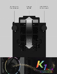 Кутия Zalman K1 Rev.B aRGB Tempered Glass ATX Case