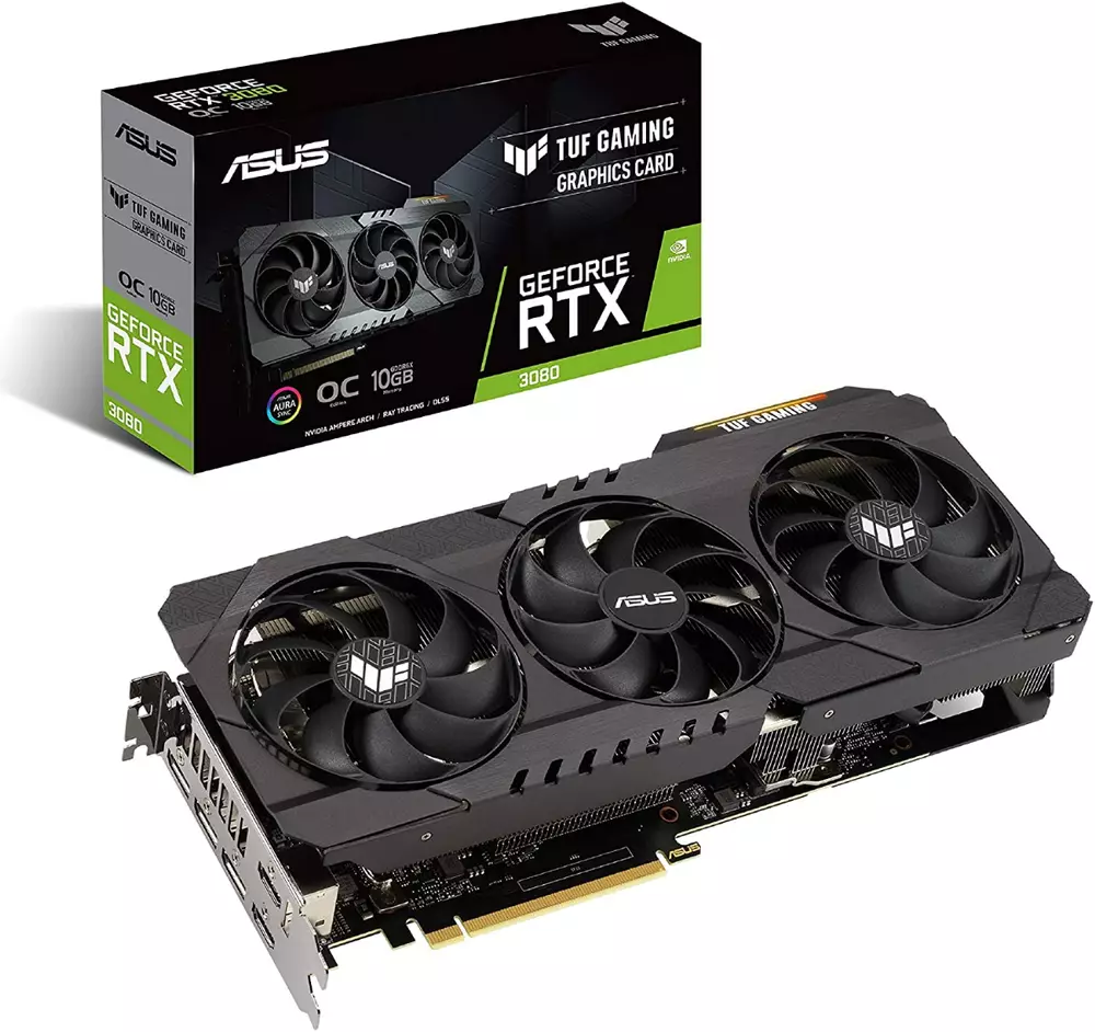 Видео карта ASUS TUF Gaming GeForce RTX 3080 OC 10GB