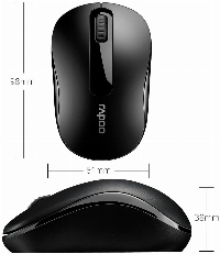 Мишка RAPOO M10 Plus Optical Wireless Безжична Black