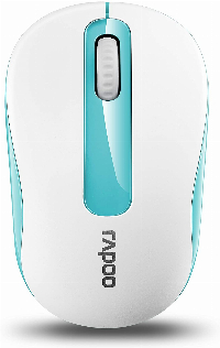 Безжична мишка RAPOO M10 Plus Blue/White