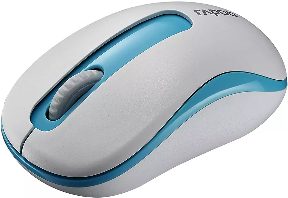 Безжична мишка RAPOO M10 Plus Blue/White