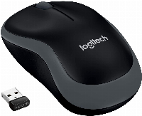 Безжична мишка LOGITECH M185 Black/Grey