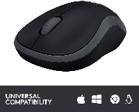 Безжична мишка LOGITECH M185 Black/Grey