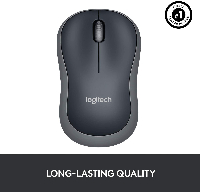 Безжична мишка LOGITECH M185 Black/Grey