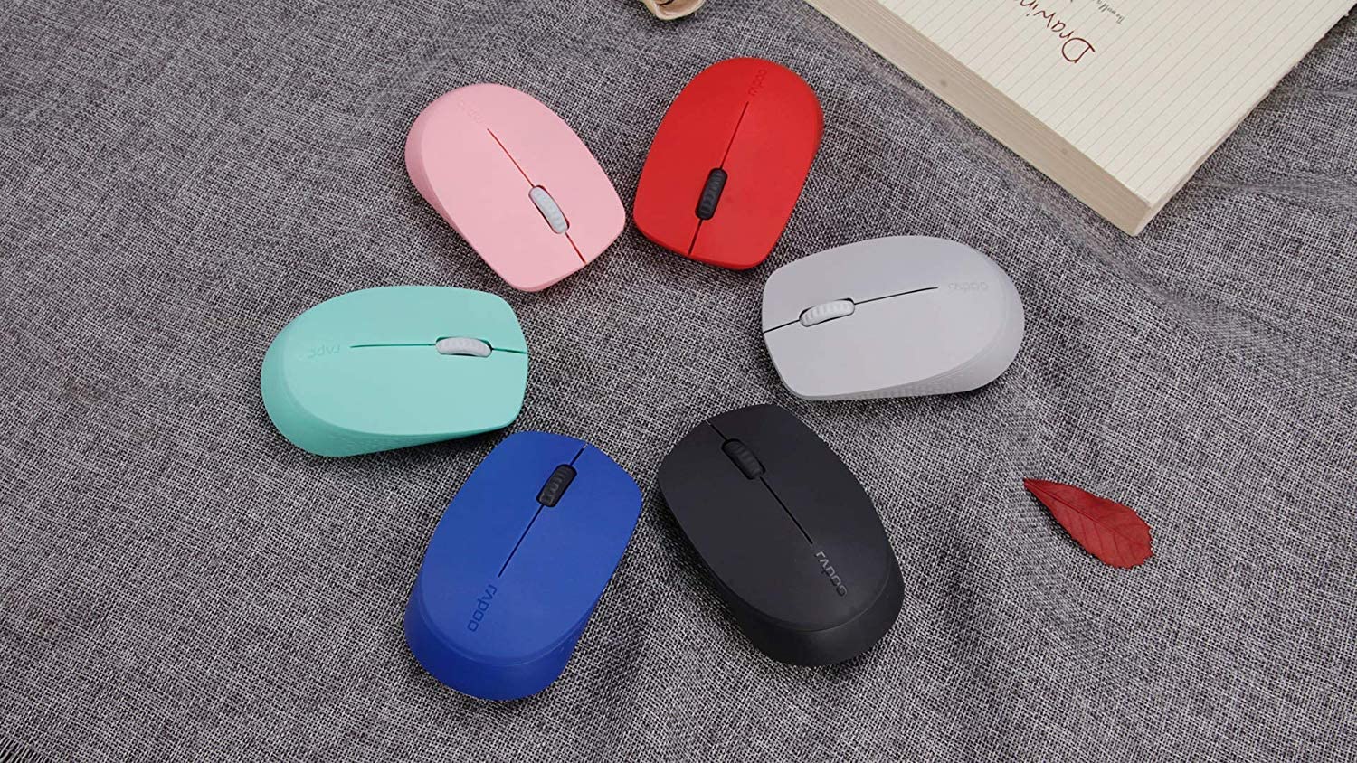 Мишка RAPOO M100 Silent Wireless/Безжична Red