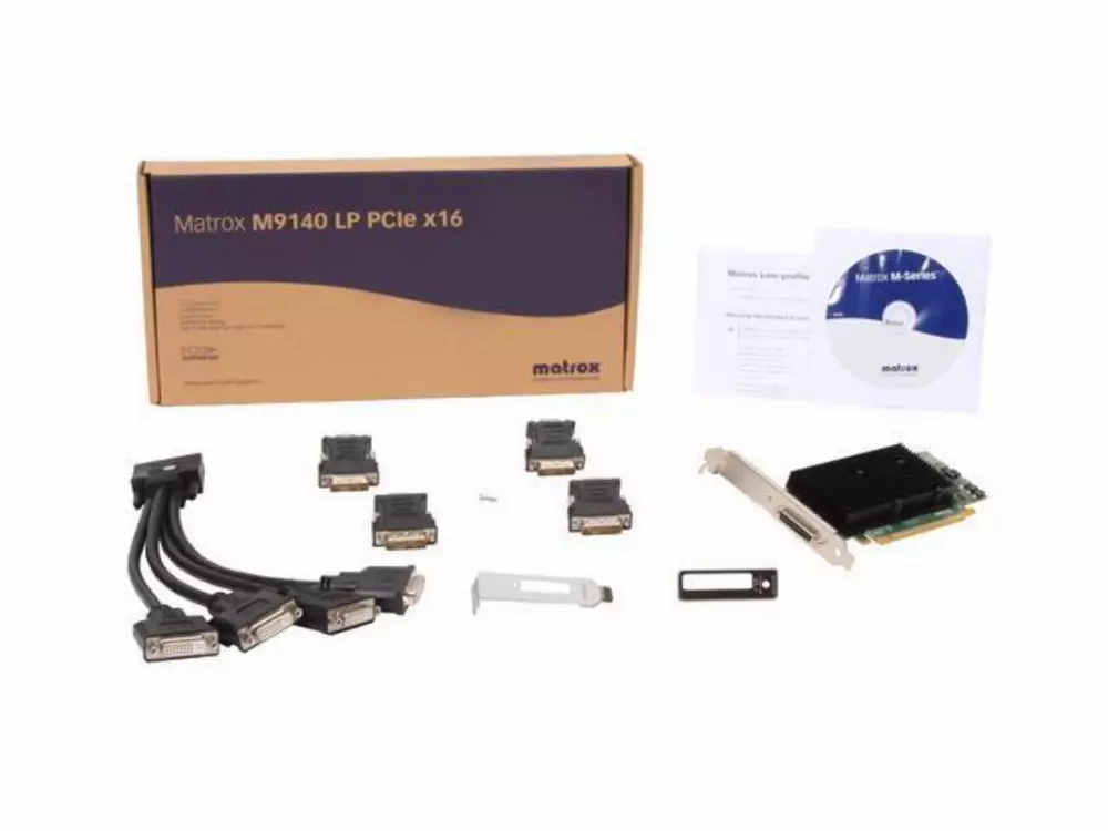 Видео карта Matrox M9140-E512LAF 512MB GDDR2 PCIe x16 Low Profile