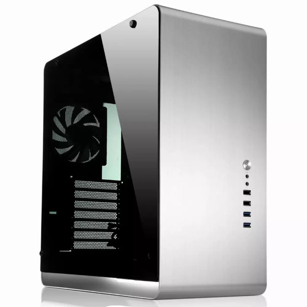 Кутия Jonsbo UMX4 Silver, TG, Mid-Tower