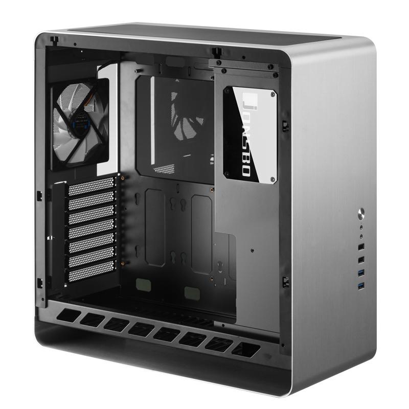 Кутия Jonsbo UMX4 Silver, TG, Mid-Tower