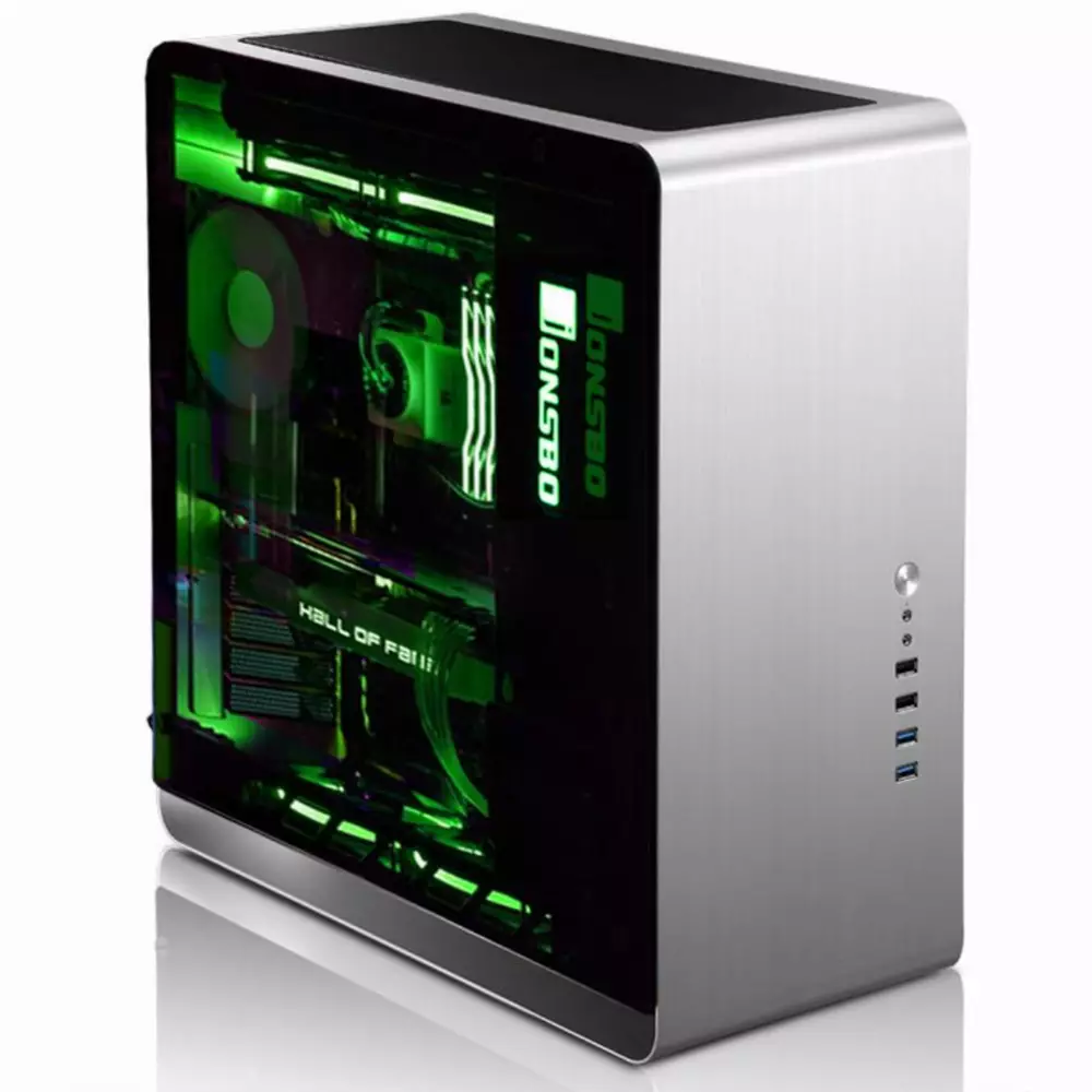 Кутия Jonsbo UMX4 Silver, TG, Mid-Tower