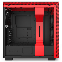 Кутия NZXT H710 Matte Black/Red