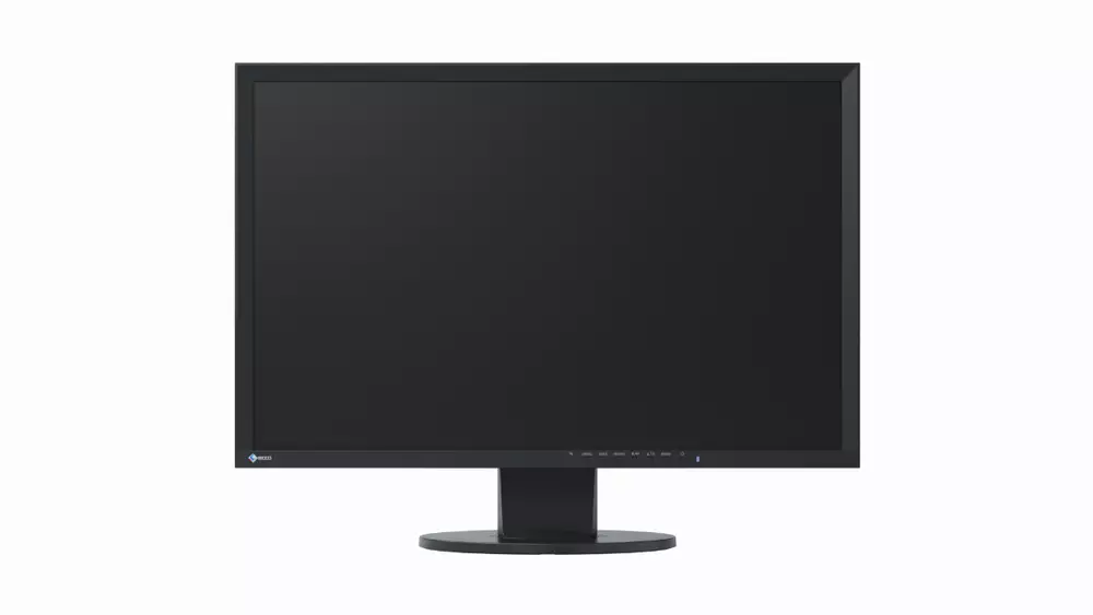 Монитор EIZO FlexScan EV2430, 24.1" IPS UXGA 1920x1200, 60Hz, 14ms, DVI-D, DisplayPort, D-Sub, USB Hub, Черен