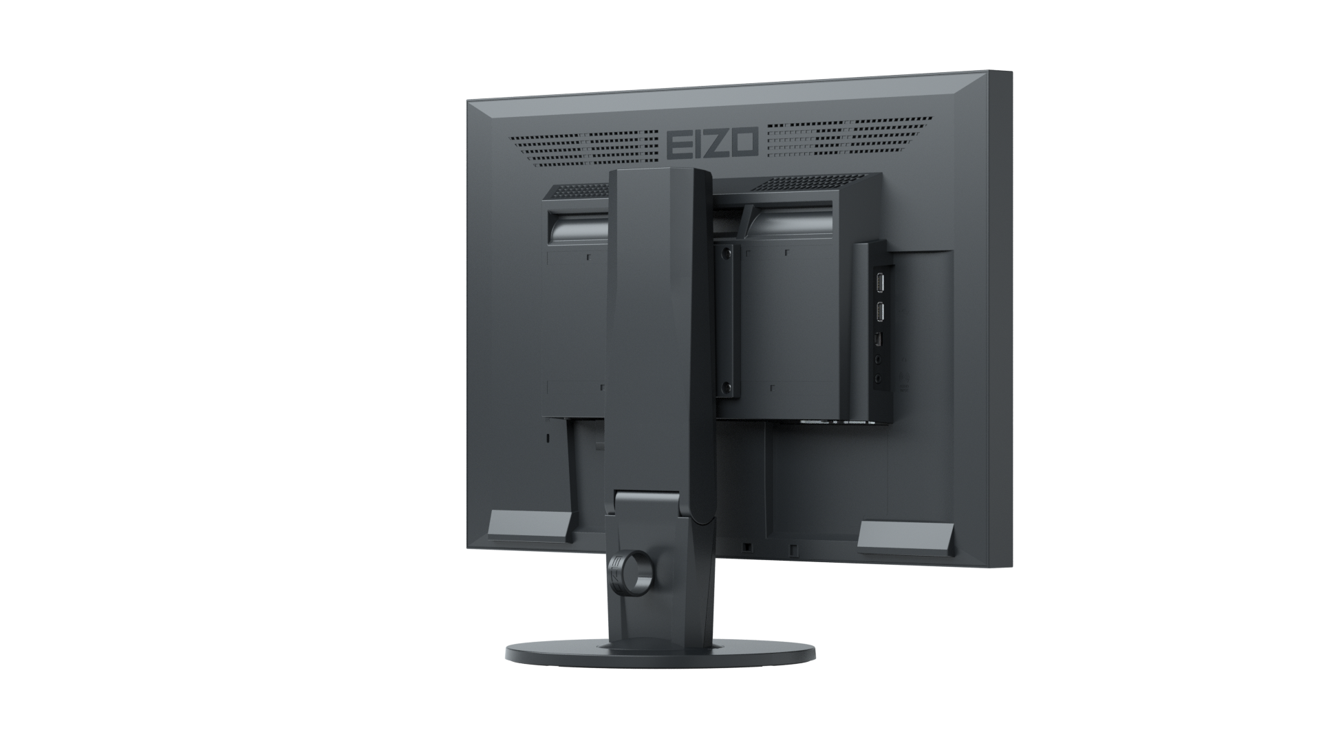 Монитор EIZO FlexScan EV2430, 24.1" IPS UXGA 1920x1200, 60Hz, 14ms, DVI-D, DisplayPort, D-Sub, USB Hub, Черен