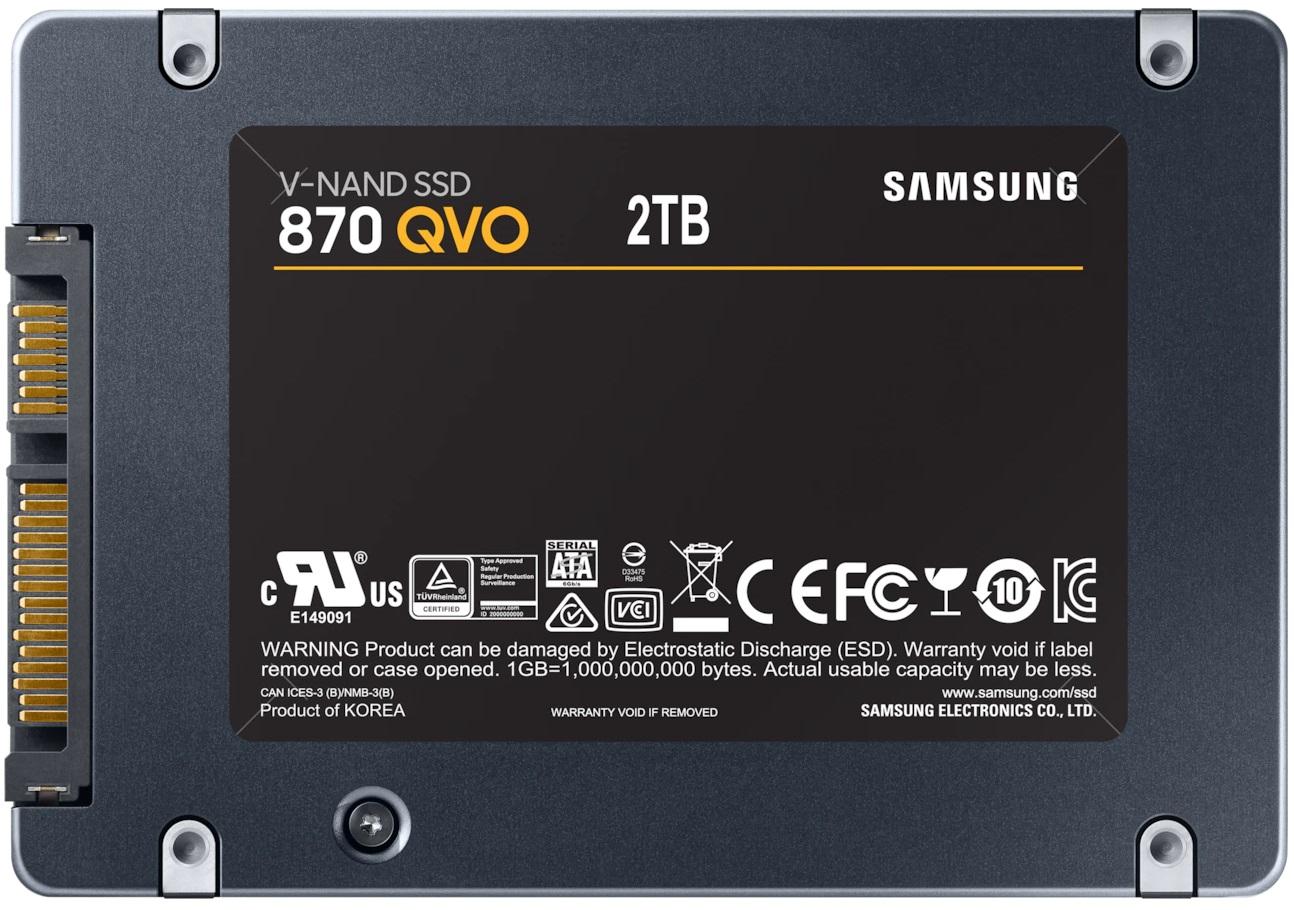 Диск SSD SAMSUNG 870 QVO 2TB SATA III 2.5 inch 