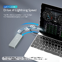 Външна кутия за диск  Orico APM2T3-G40 Storage Case M.2 NVMe M key THUNDERBOLT 3 40Gbps - 