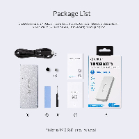 Външна кутия за диск  Orico APM2T3-G40 Storage Case M.2 NVMe M key THUNDERBOLT 3 40Gbps - 