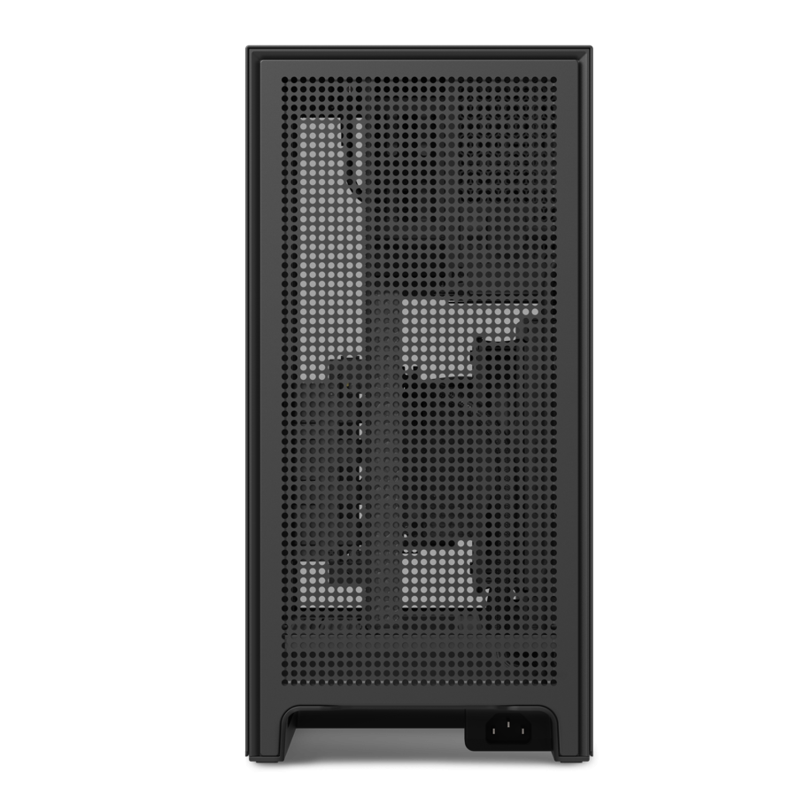 Кутия NZXT H1 Matte Black с PSU, AIO Liquid Cooler, GPU Riser