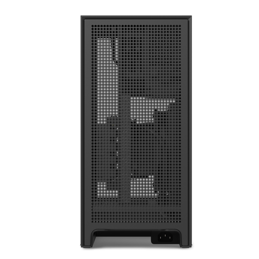 Кутия NZXT H1 Matte White с PSU, AIO Liquid Cooler, GPU Riser