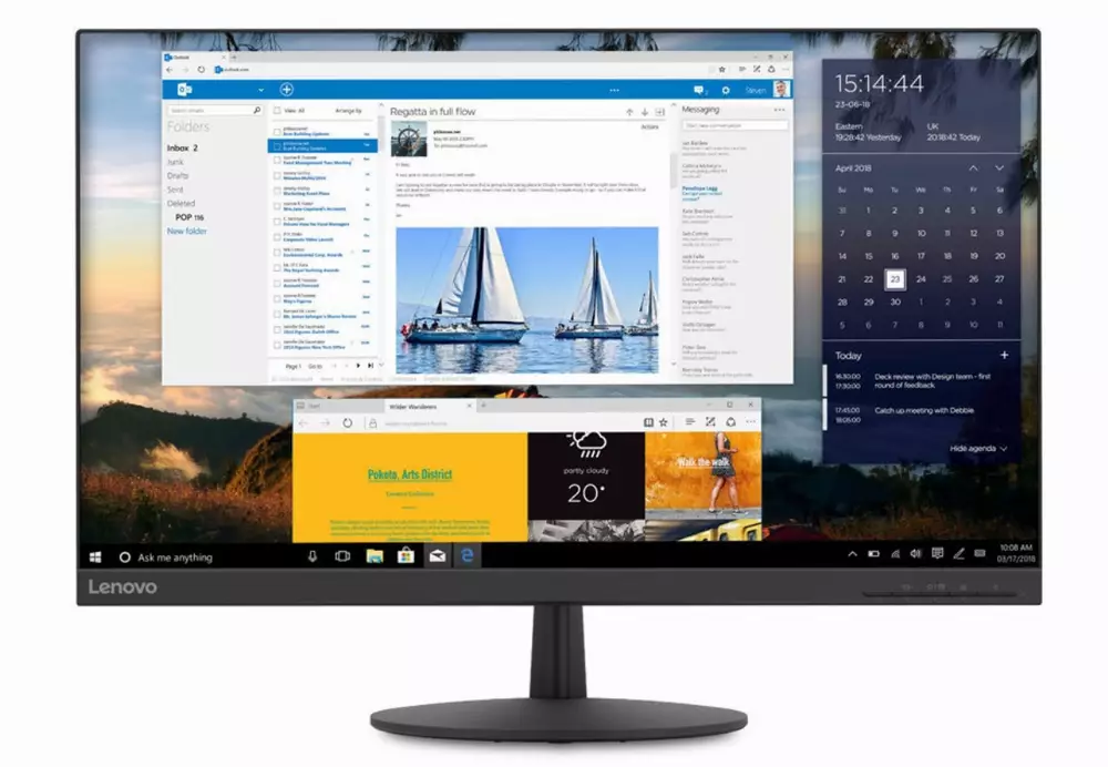 Монитор LENOVO 27" L27Q-30, WQHD 2560 x 1440, IPS, 99% sRGB, 75Hz, 4ms, AMD FreeSync