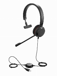 Слушалки Jabra Evolve 30 II MS, Моно, Микрофон, Черни 