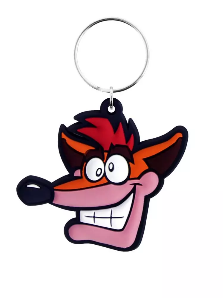 Ключодържател Pyramid International - Crash Bandicoot - Extra Life Rubber Keychain