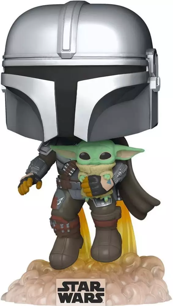 Фигурка Funko POP! Star Wars: The Mandalorian - The Mandalorian with the Child #402