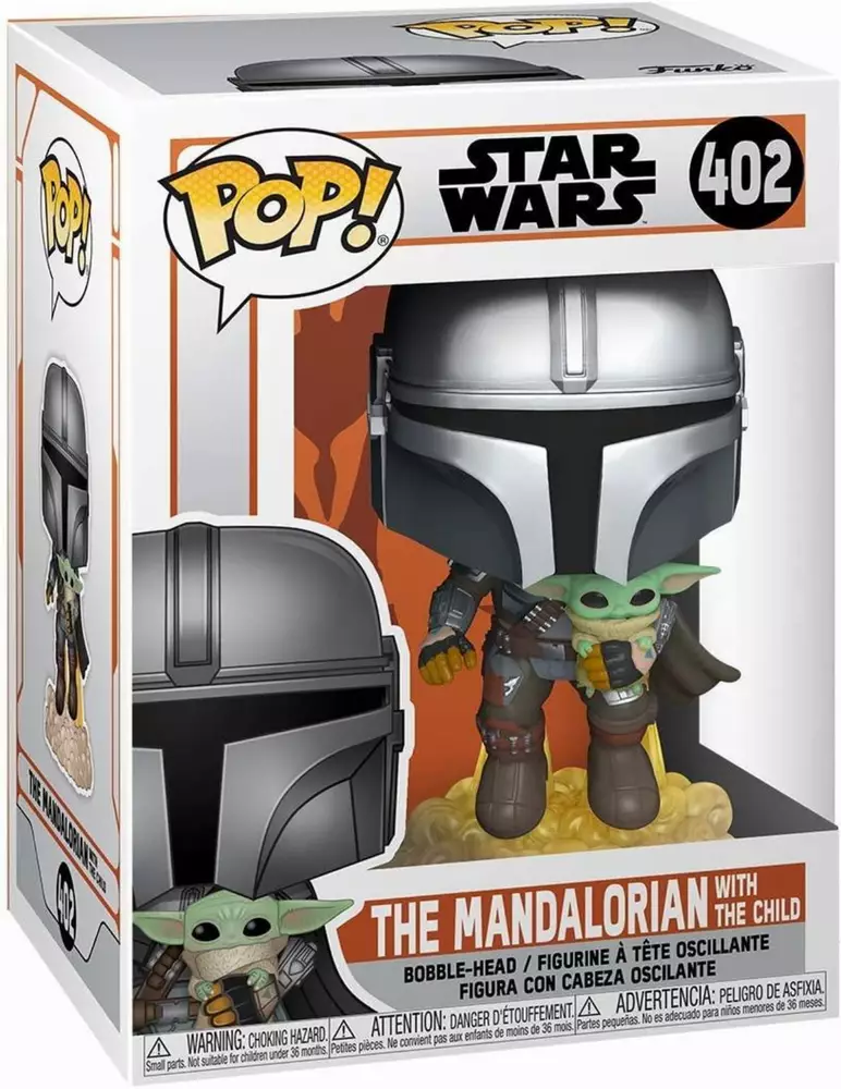 Фигурка Funko POP! Star Wars: The Mandalorian - The Mandalorian with the Child #402