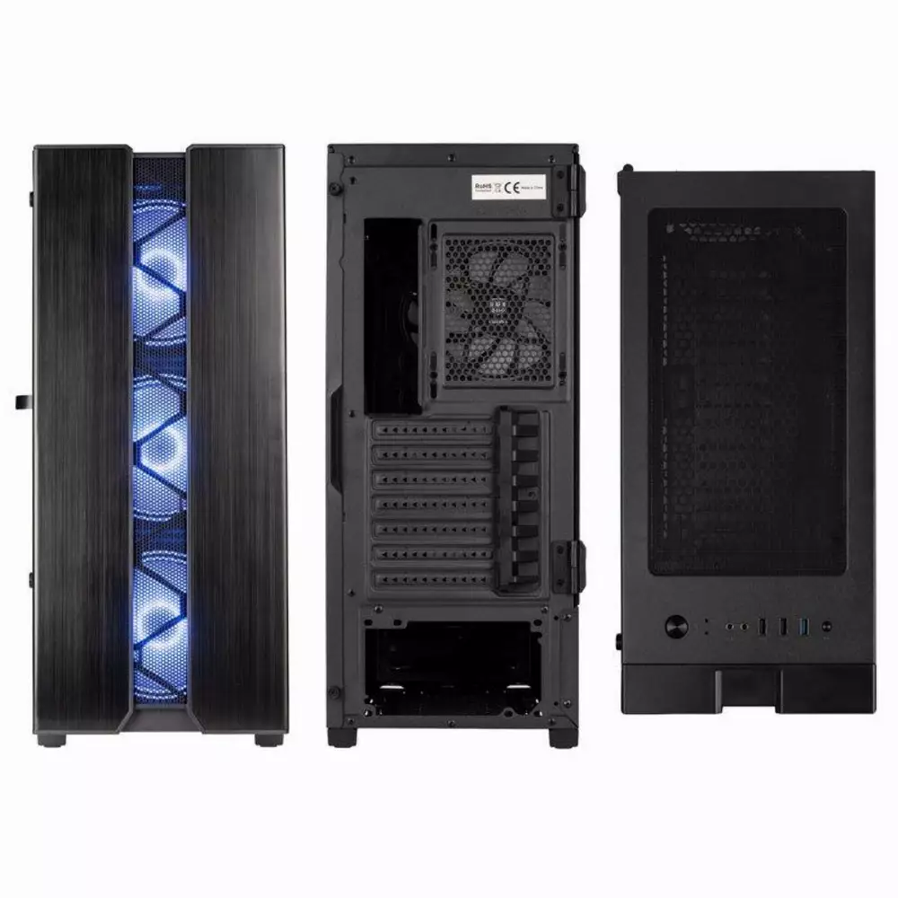 Кутия Kolink Phalanx V2 TG, Mid-Tower
