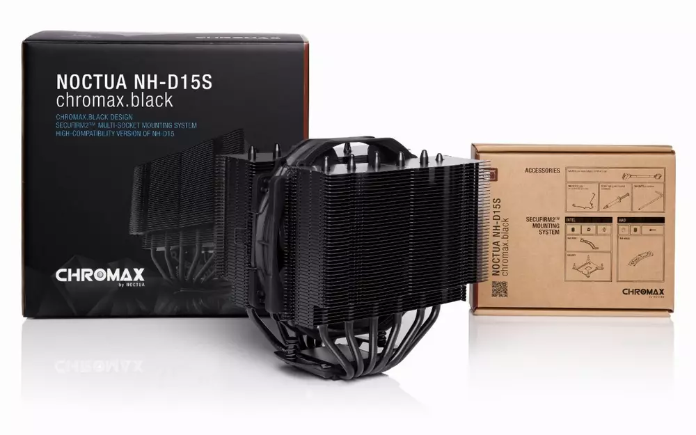 Охладител за процесор Noctua NH-D15S chromax.black - NH-D15S.CH.BK