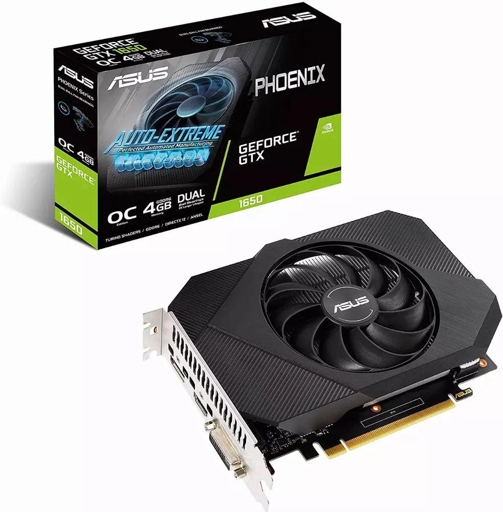 Видео карта ASUS Phoenix GeForce GTX 1650 OC 4GB