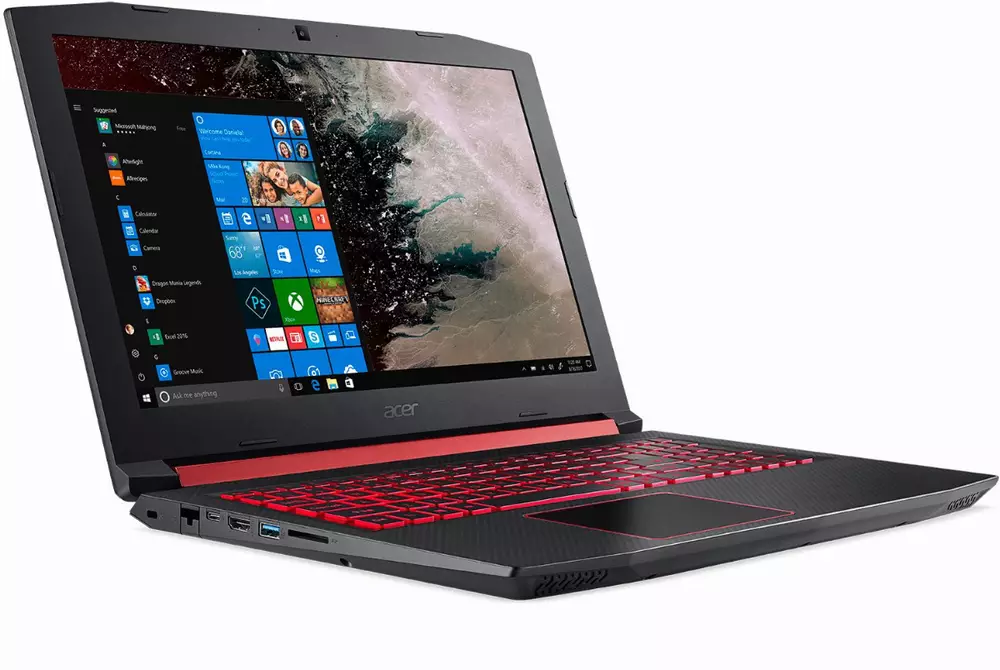 Лаптоп ACER Nitro 5 AN515-52-769F (15.6", Intel Core i7-8750H, 8GB DDR4, 1TB HDD, Nvidia GTX 1050Ti 4GB)