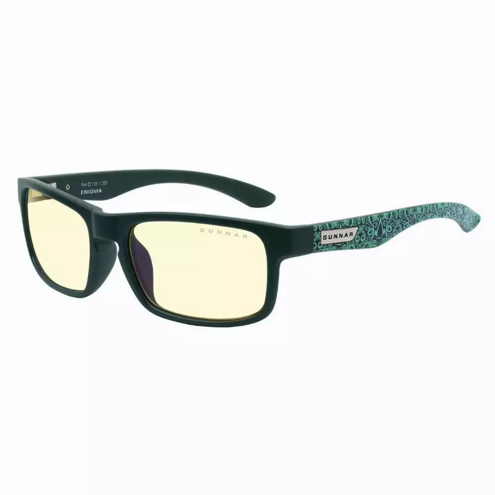 Геймърски очила GUNNAR Enigma Teal, Amber, Assassin's Creed Valhalla, Черен