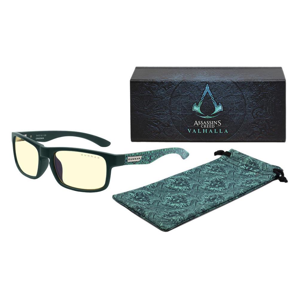 Геймърски очила GUNNAR Enigma Teal, Amber, Assassin's Creed Valhalla, Черен