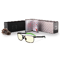 Комплект GUNNAR OPTICS Razer FPS Onyx Holiday Bundle - Очила, калъф, почистващ спрей